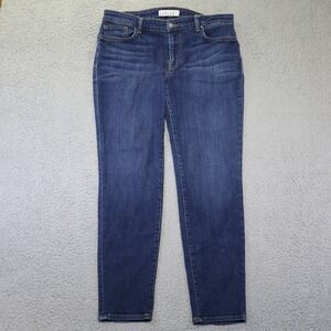Velvet Graham & Spencer Jenny Boyfriend Jeans Ink Blue Stretch Denim VELBF687 31